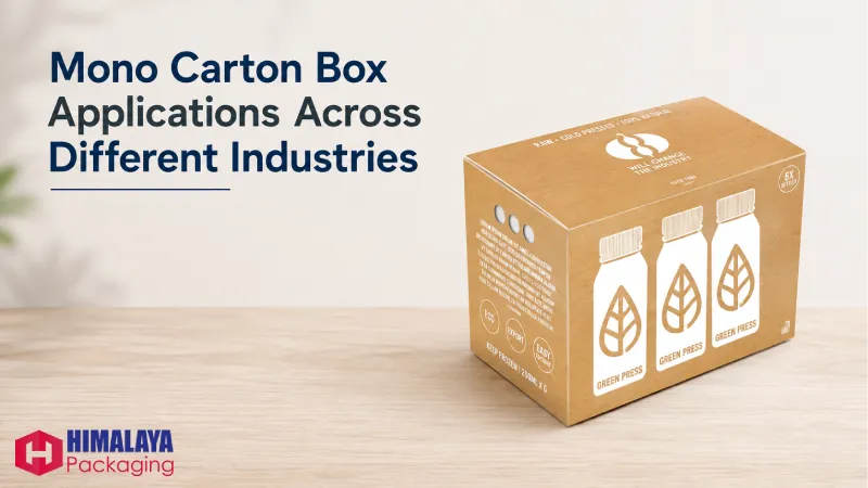 Mono Carton Box Applications Across Different Industries