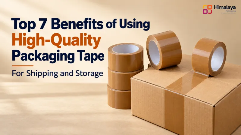 Top 7 Benefits of Using High-Quality Packaging Tape for Shipping and Storage