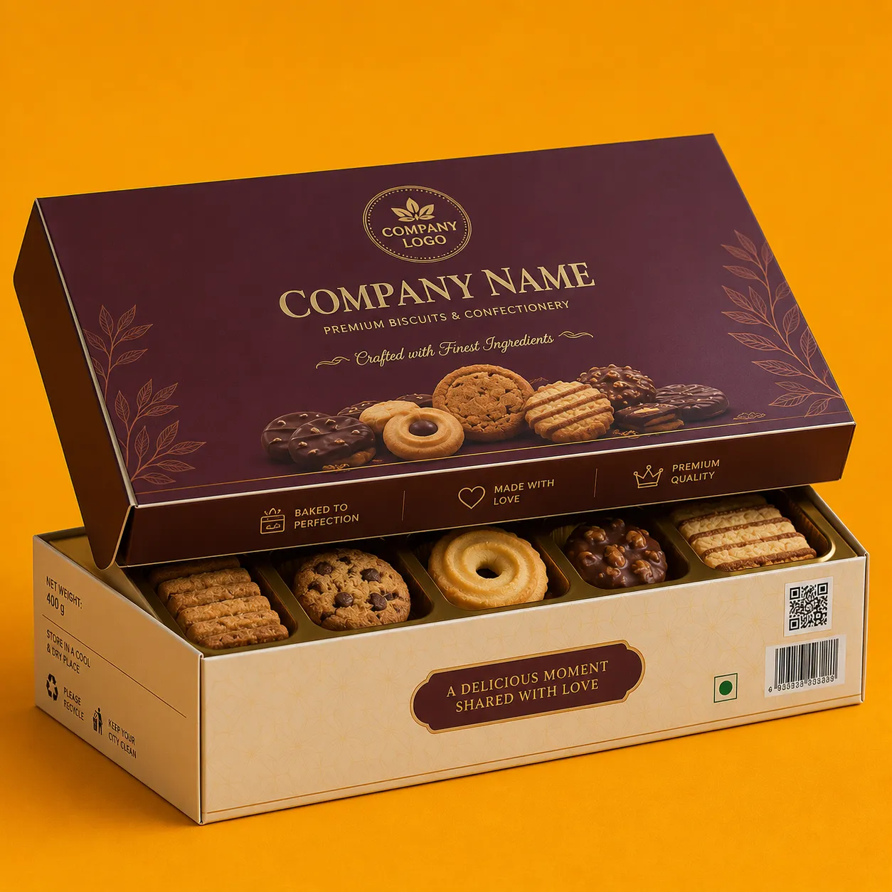 Biscuits and Confectionery Boxes manufactured by Himalaya Packaging in Ahmedabad