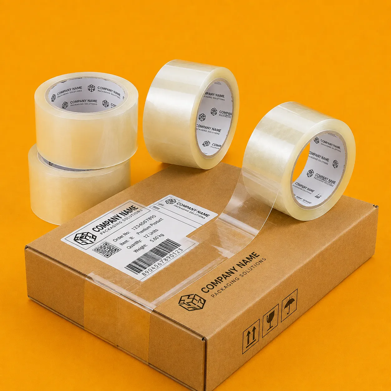Bopp Transparent Packing Tape manufactured by Himalaya Packaging in Ahmedabad
