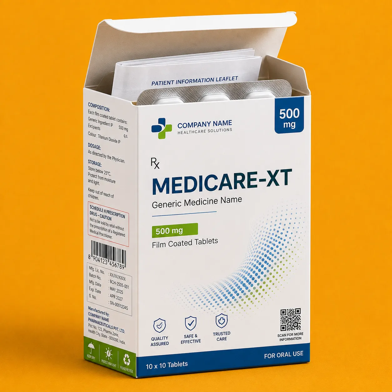 Pharmaceutical Box manufactured by Himalaya Packaging, Ahmedabad
