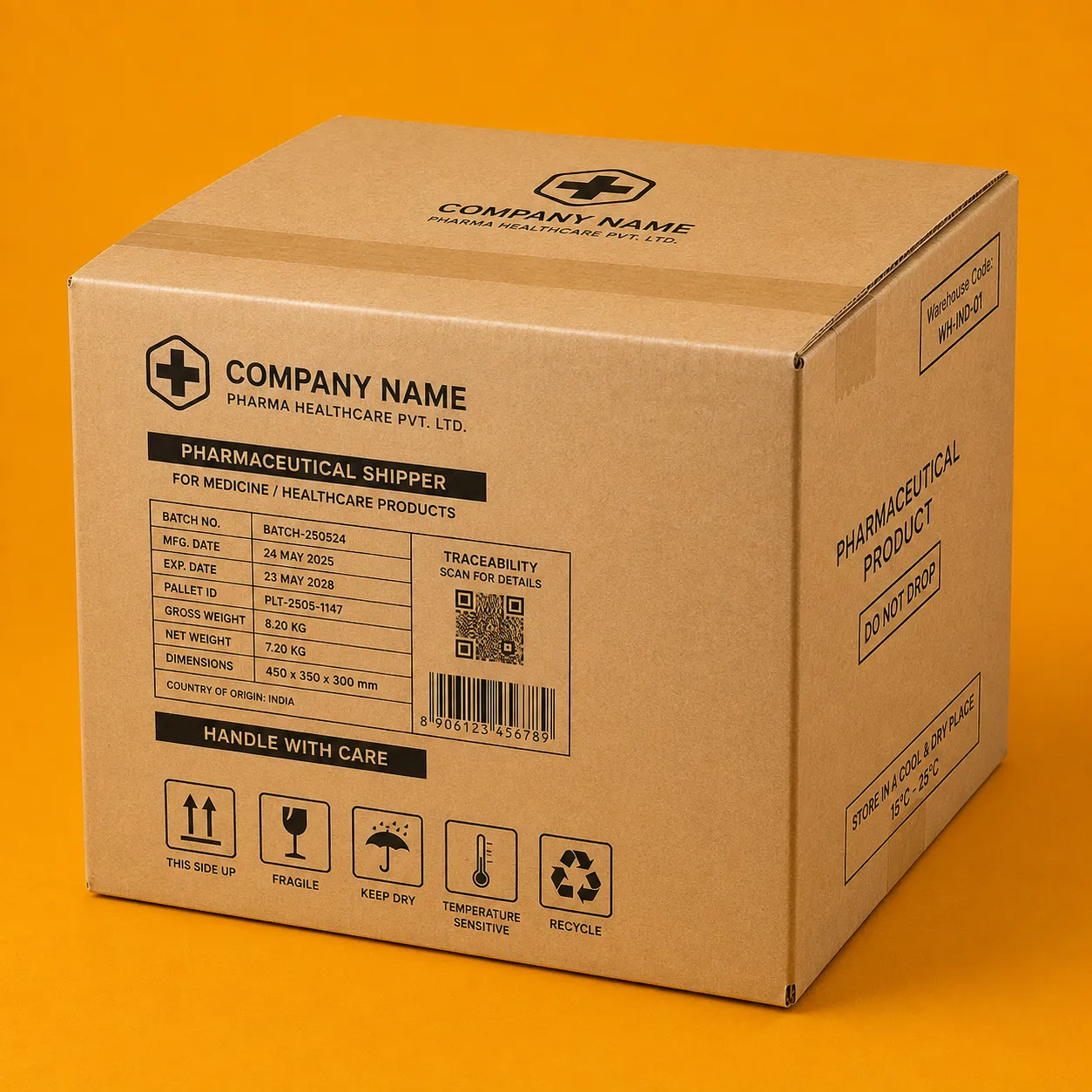 Pharma industry box