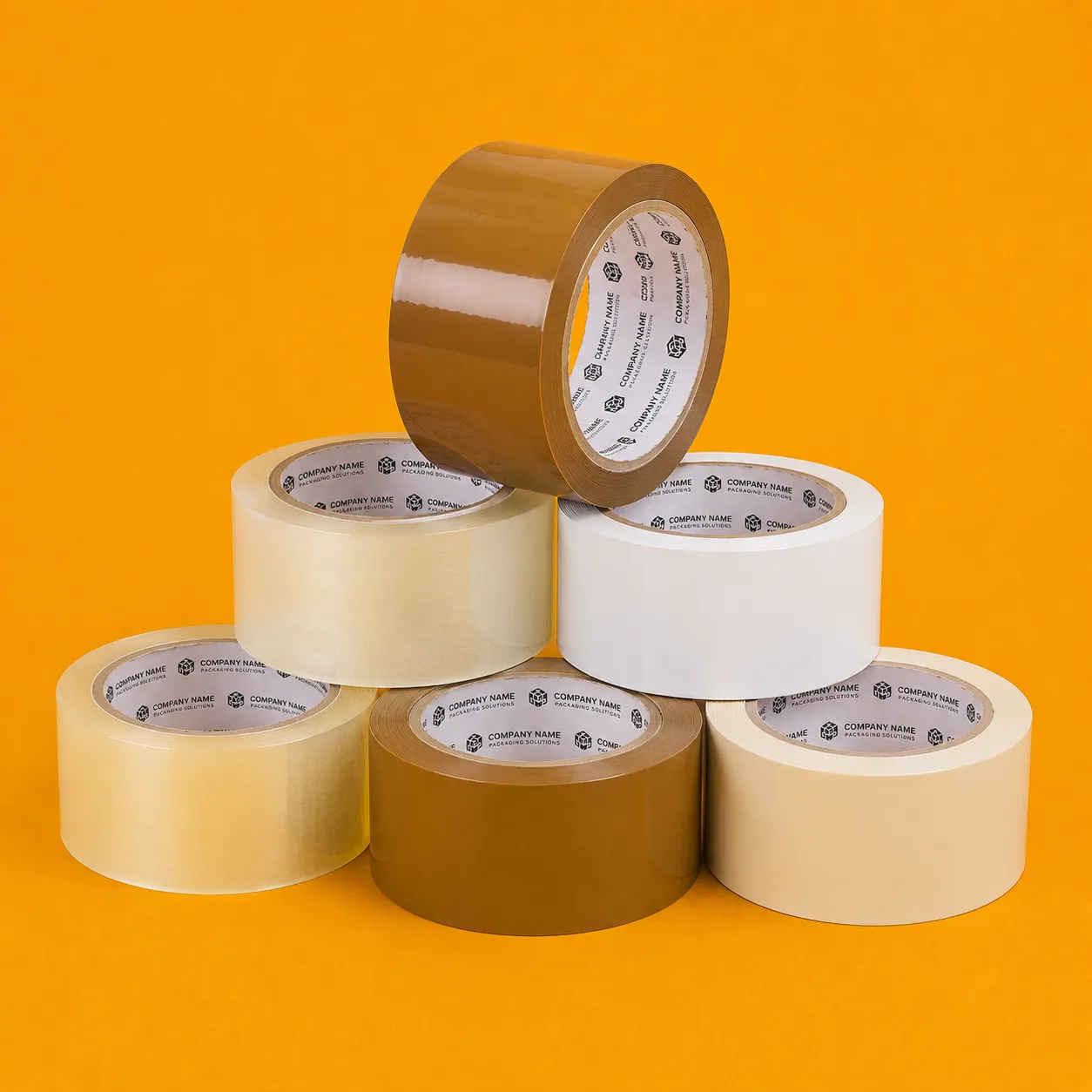 Plain Packaging Tape manufactured by Himalaya Packaging in Ahmedabad